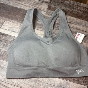 Ryka Charcoal Racerback Sports Bra